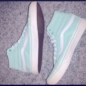 Mint green vans
